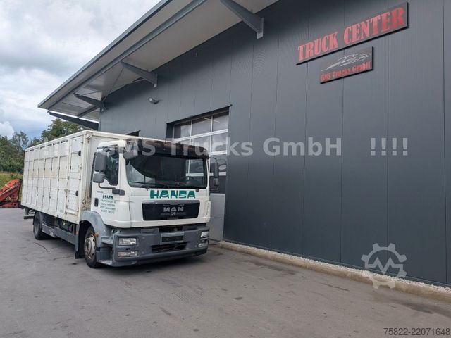 Lori pengangkut ternakan MAN TGM 15.290 / Menke / load 7750kg / E5