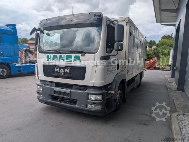 Lori pengangkut ternakan MAN TGM 15.290 / Menke / load 7750kg / E5