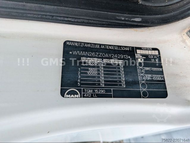 Lori pengangkut ternakan MAN TGM 15.290 / Menke / load 7750kg / E5