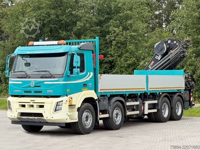 Macara montată pe camion VOLVO FMX 410 *HIAB 322 EP-5 HIPRO/FUNK *8x4