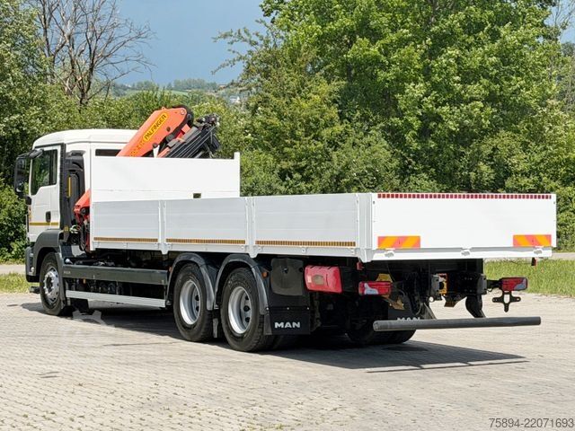 Кран, монтиран на камион MAN TGS 26.360*PRITSCHE 7,60m *6x4 * KRAN/ FUNK