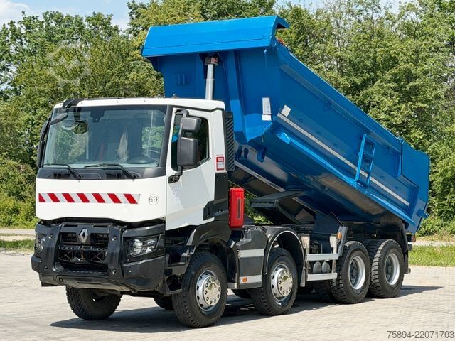 شاحنة قلابة RENAULT K 430 DTI 11 *KIPPER * 8x4 * TOPZUSTAND