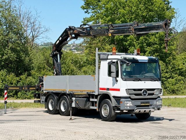 Macara montată pe camion MERCEDES-BENZ ACTROS 2641 * HIAB 322 EP-3 HIPRO+FUNK / 6x4