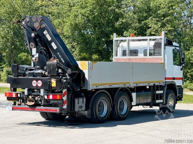 Macara montată pe camion MERCEDES-BENZ ACTROS 2641 * HIAB 322 EP-3 HIPRO+FUNK / 6x4