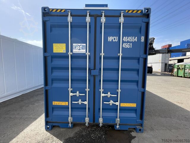 Container de depozitare 40‘ HC Double Door mit Reifenregalsystem