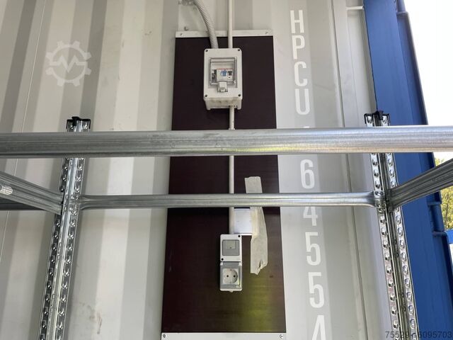 Container de depozitare 40‘ HC Double Door mit Reifenregalsystem