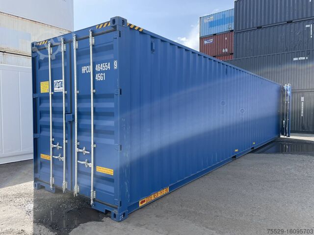 Container de depozitare 40‘ HC Double Door mit Reifenregalsystem