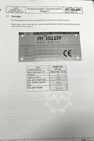  Rösler RMBD 400/4