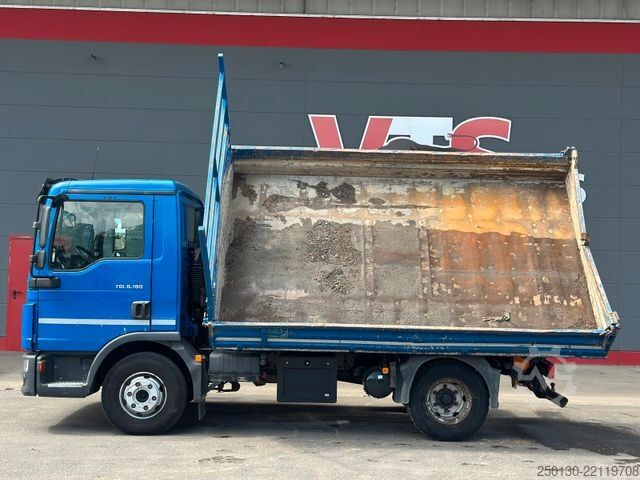 Trójstronna wywrotka MAN TGL 8.180 4x2 BB MEILLER DSK / LGS