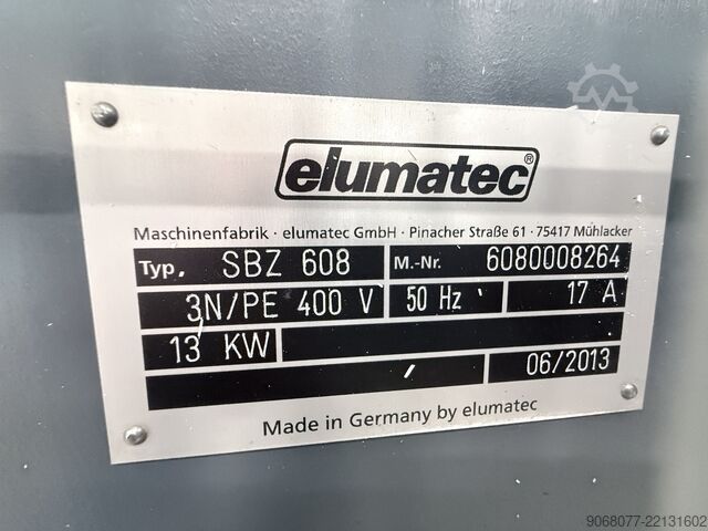 Elumatec centar za obradu PVC profila. ELUMATEC SBZ 608