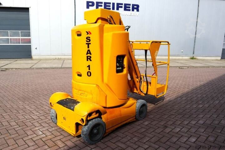 굴절식 텔레스코픽 작업 플랫폼 Haulotte Star 10AC As- Is, Electric, 10m Working Height, 3m