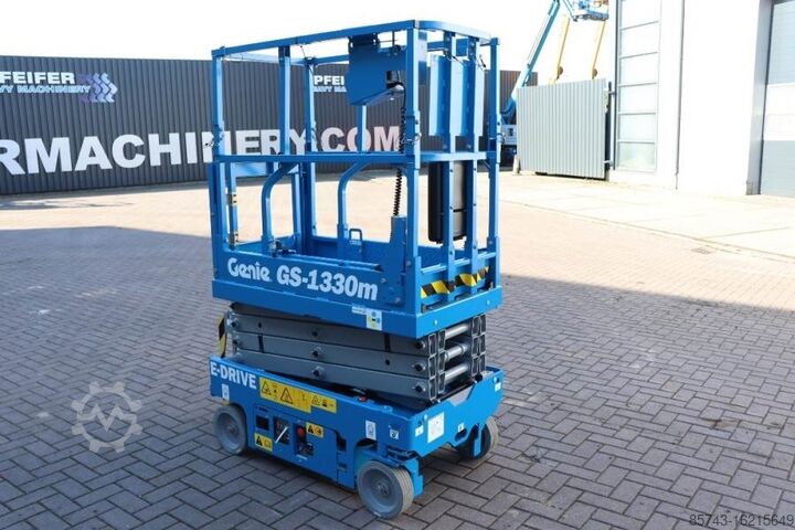 Scissor lift Genie GS1330M Valid inspection, *Guarantee! All-Electric