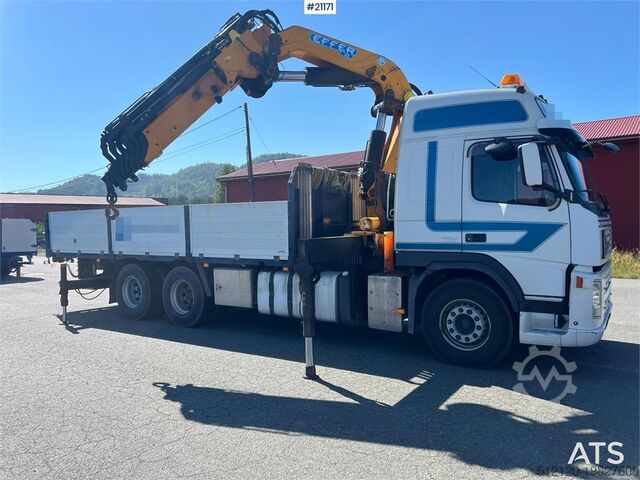 รถเครน Volvo FM480 crane truck w/37 t/m Effer crane