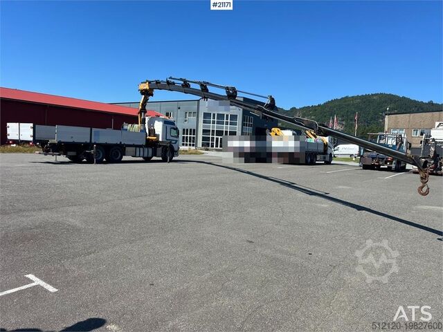 รถเครน Volvo FM480 crane truck w/37 t/m Effer crane