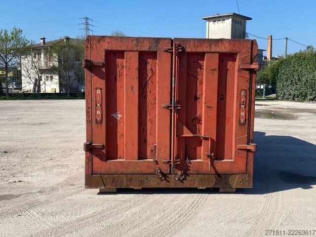 Thùng chứa roll-off  CONTAINER SCARRABILE USATO A CIELO APERTO CON GRU