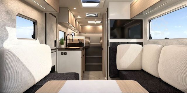 Halvintegrerad husbil BÜRSTNER Signature SFT 7.0, 90l,Smart TV,6E,LSitz,AKTION