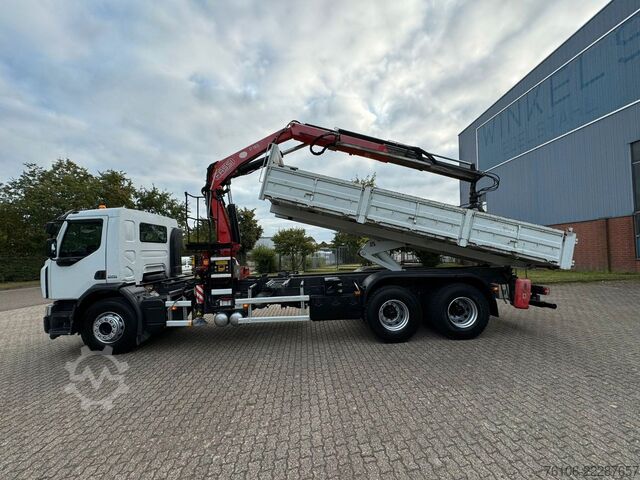 Kran fest á bíl RENAULT Premium Lander 310.26 6x4 Kipper /Kran