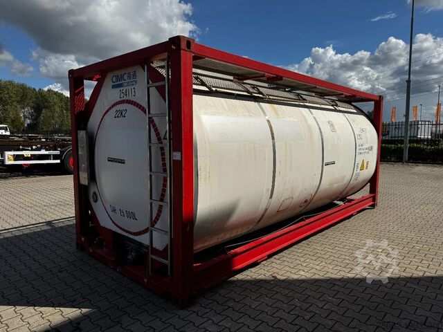 Thùng chứa xe tăng CIMC 20FT ISO, 25.050L / 1-COMP / 3 BAFFELS / T12 / ...