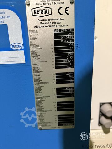 Netstal EVOS 5500-2000 (2015) Netstal EVOS 5500-2000
