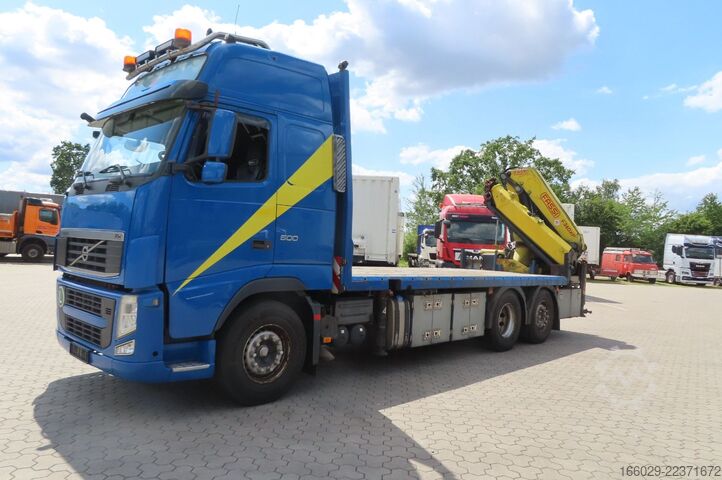 Кран, змонтований на вантажівці VOLVO FH 500, Kran Fassi F360XP, Containerpritsche