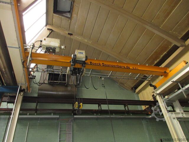 Žerjav nadstrešek Žerjav Notranji žerjav Žerjavska steza SWF B+S Portalkran + Stahlbau 5000KG NL 5000Kg Stahlbau 19,5x7m HEA160 HEA240