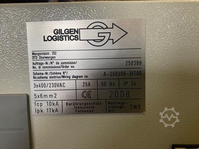 Switch cabinet/ Electrical switch cabinet Gilgen Logistics Icp 10KA - Ipk 17KA
