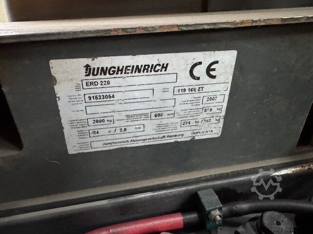 Palletstapelaars Jungheinrich ERD 220 -> Batterie aus 2019!