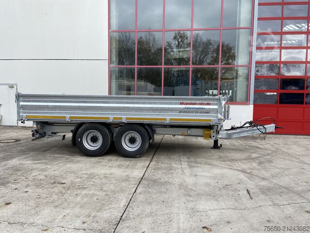 Kippanhänger Möslein TTD 14 Schwebheim  14,4 t Tandemkipper Tieflader Breite Reifen-- Neufahrzeug --