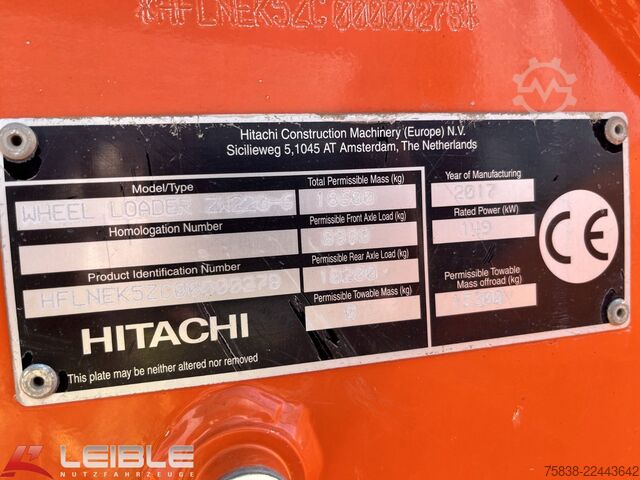 Radlader HITACHI ZW220-6*Klima*hydr. Schnellwechsler*11.000h*