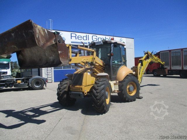 Baggerlader NEW HOLLAND LB 115-4PS, Reifen neuwertig