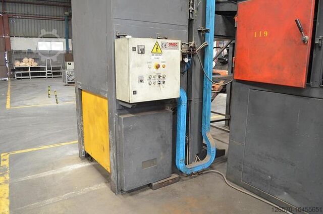 ROTOFLOW 170-N OMSG tumblast machine drum shot blaster OMSG 170-N