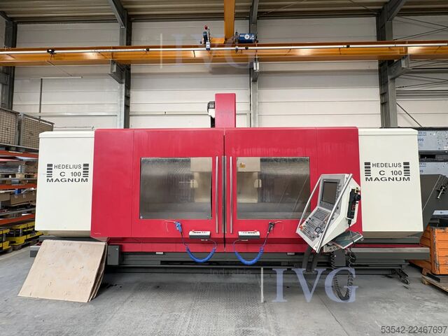 3-teljeline CNC-töötluskeskus HEDELIUS C100 MAGNUM-3500
