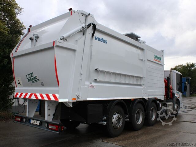 Camion dei rifiuti Mercedes-Benz Econic 3235 L 8x4-4 / Hillend EHP 7000
