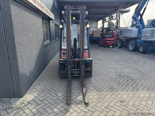 Linde H25T Triplex 550 Free Lift / Sideshift / Fork Positioner LPG 2007 LINDE H25T Triplo 550 Freelift / Sideshift / Vorkversteller LPG 2007