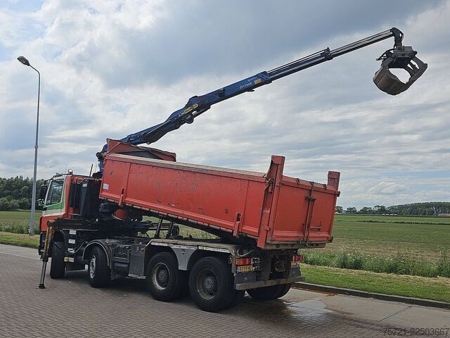 Tipper dengan kren DAF CF 85.410 PALFINGER EPSILON 17