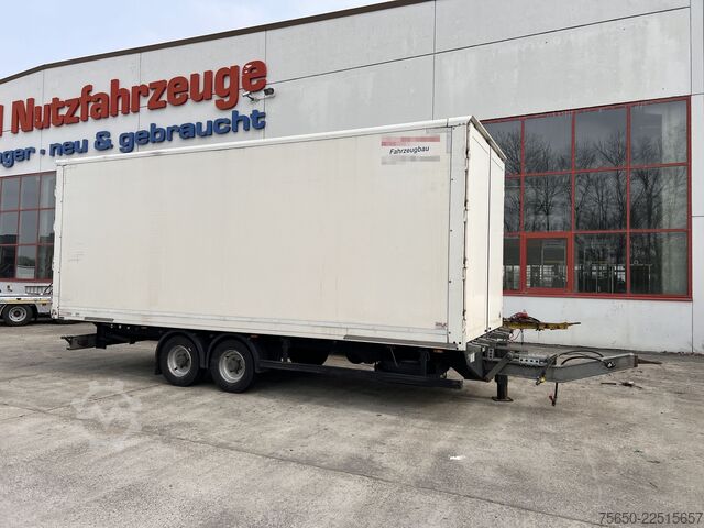 Box trailer Möslein TKO 105 D Schwebheim  Tandemkoffer Durchladbar