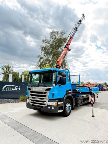 Lastebilmontert kran SCANIA P250 4x2 Pritsche KRAN 14m 5./6. Steuerkre FUNK
