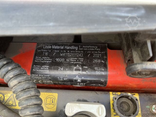 Dongkrak palet manual Linde T16