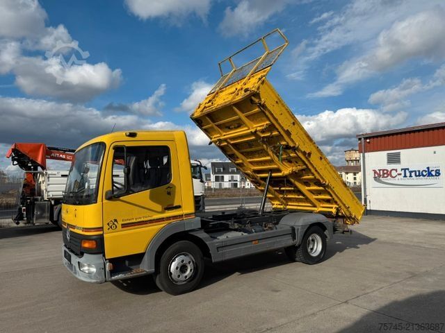 Three-way tipper van MERCEDES-BENZ ATEGO 815 * MEILLER KIPPER * WENIG KM *  1. HAND