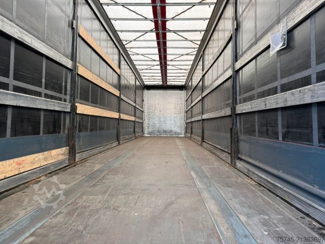 Open semitrailer with tarp KÖGEL S24-1 *  * SAF-ACHSEN * VOLUMEN *ÜBERBREITE