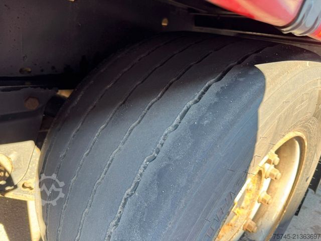 Open semitrailer with tarp KÖGEL S24-1 *  * SAF-ACHSEN * VOLUMEN *ÜBERBREITE