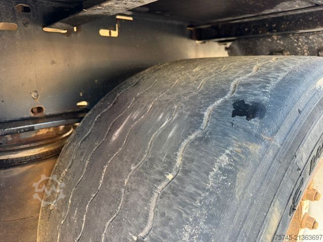 Open semitrailer with tarp KÖGEL S24-1 *  * SAF-ACHSEN * VOLUMEN *ÜBERBREITE