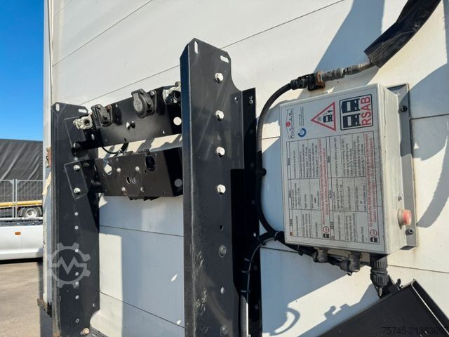 Open semitrailer with tarp KÖGEL S24-1 *  * SAF-ACHSEN * VOLUMEN *ÜBERBREITE