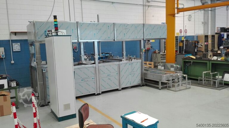 Ligne automatique à ultrasons ULTRASUONI MORONI srl SONOX 300/8 AMF ORTHAGON