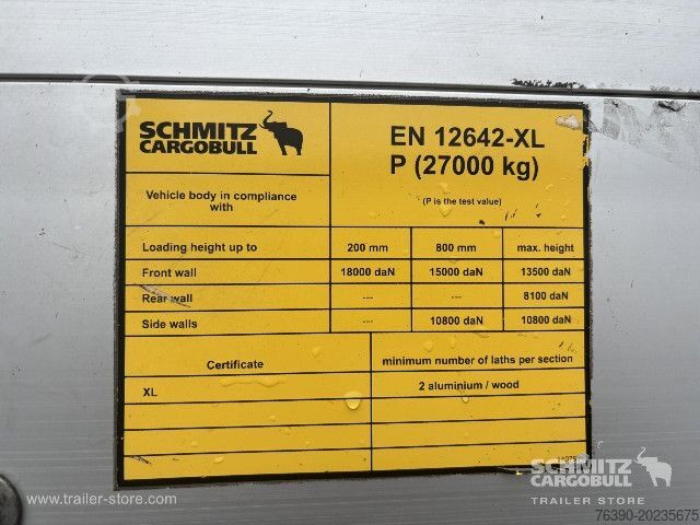Semi-remorque bâchée Schmitz Cargobull Semitrailer Curtainsider Standard