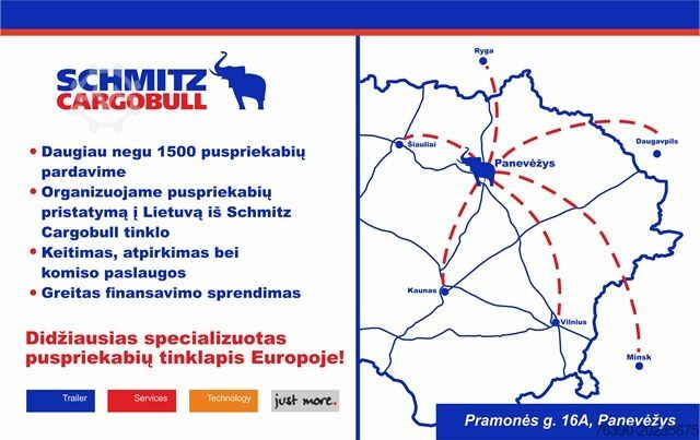 Semi-remorque bâchée Schmitz Cargobull Semitrailer Curtainsider Standard