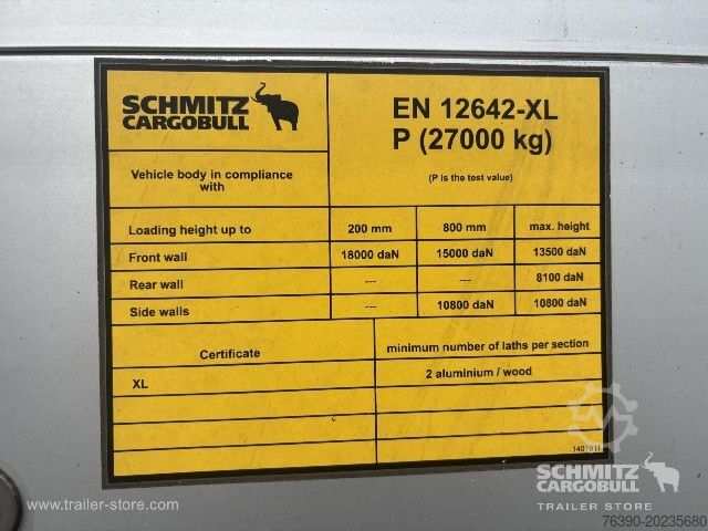 Åpen semitrailer med presenning Schmitz Cargobull Semitrailer Curtainsider Standard