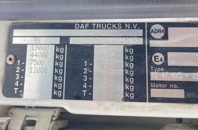 Estándar-SZM DAF XF 105.460 EURO 5, RETARDER, FRIGO
