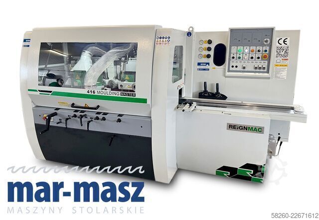 Four Side Planer REIGNMAC RMM416 do mokrego i suchego drewna