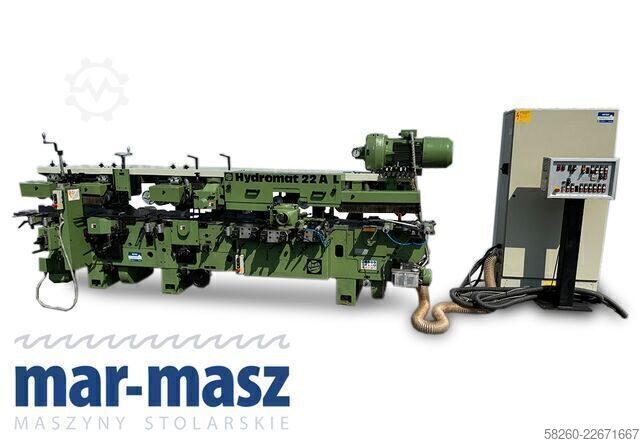 Cepilladora húmeda de cuatro lados WEINIG Hydromat 22 AL na 8 głowic